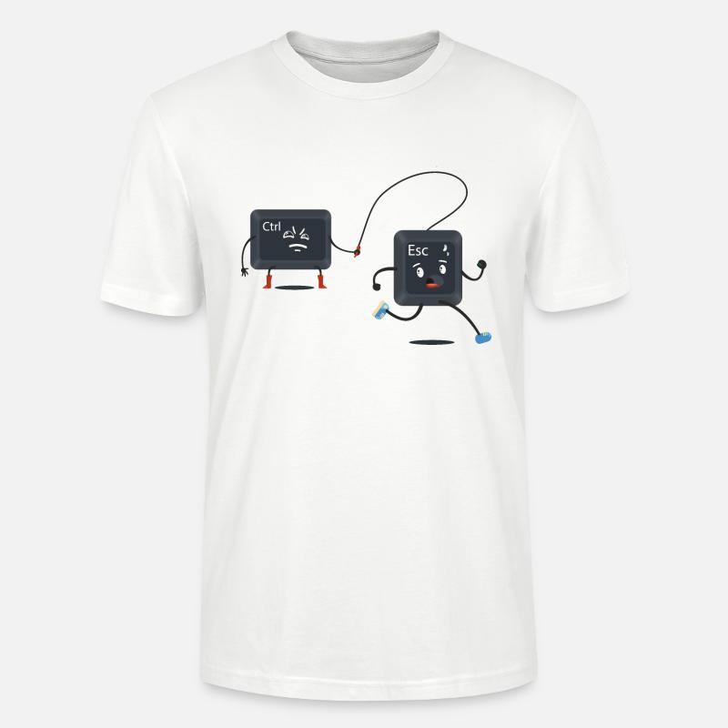 Ctrl Esc - Stanley/Stella Unisex Bio-T-Shirt CRAFTER - Weiß