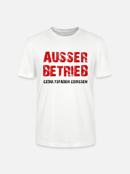 AUSSER BETRIEB - Stanley/Stella Unisex Bio-T-Shirt CRAFTER - Weiß
