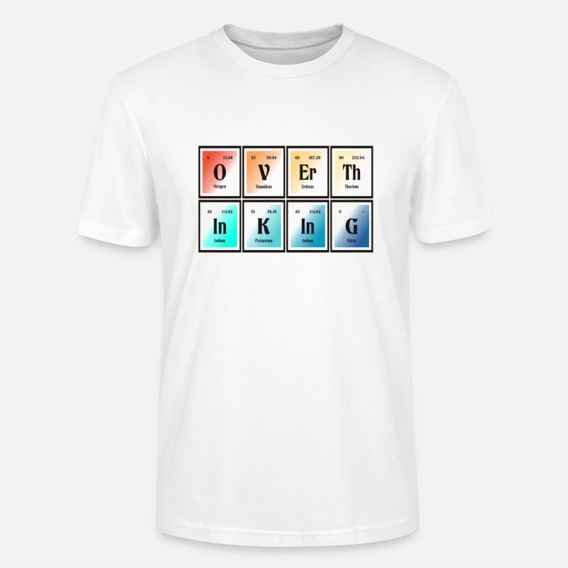 Overthingking | Periodensystem der Elemente - Stanley/Stella Unisex Bio-T-Shirt CRAFTER - Weiß