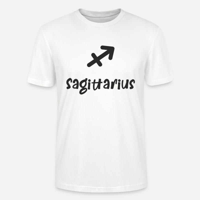Sternziechen Schütze - Stanley/Stella Unisex Bio-T-Shirt CRAFTER - Weiß