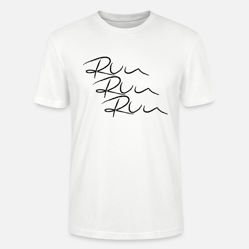 Run! Run! Run! - Stanley/Stella Unisex Bio-T-Shirt CRAFTER - Weiß
