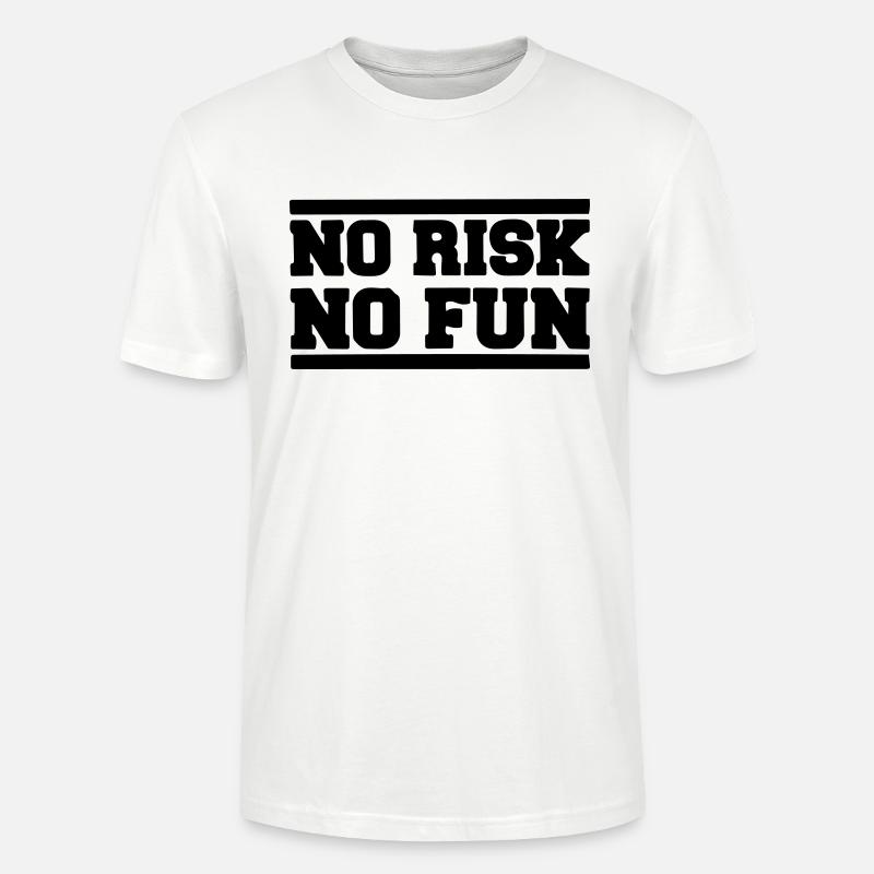 Aucun risque pas de plaisir - T-shirt bio CRAFTER Stanley Stella Unisexe - blanc