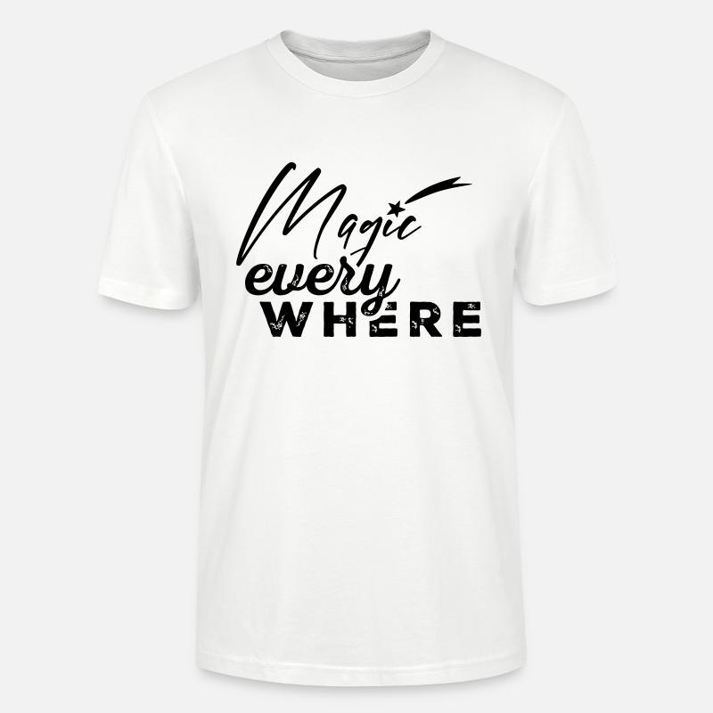 Magic everywhere - Stanley/Stella Unisex Bio-T-Shirt CRAFTER - Weiß