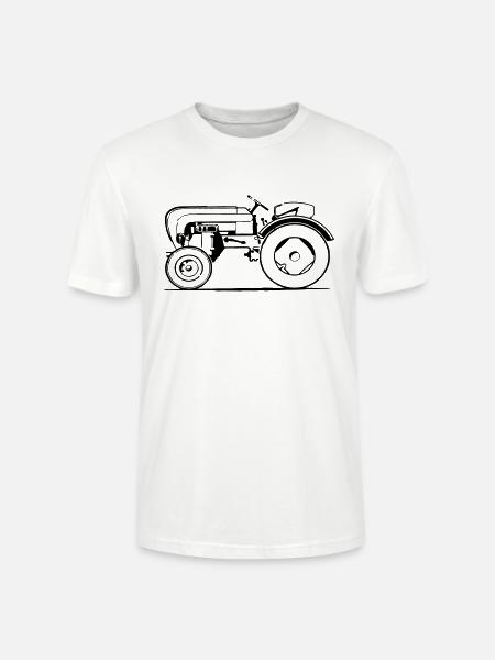 Junior Traktor - Stanley/Stella Unisex Bio-T-Shirt CRAFTER - Weiß
