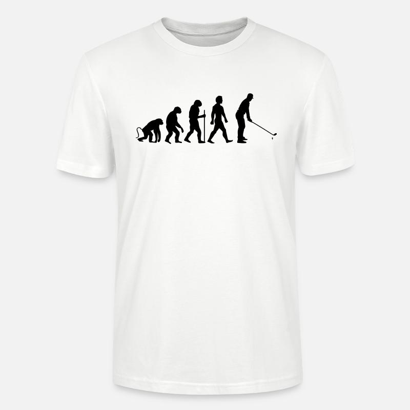 Golf Évolution - T-shirt bio CRAFTER Stanley Stella Unisexe - blanc