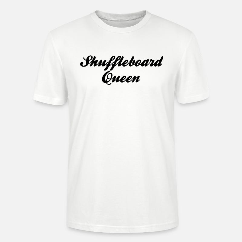 shuffleboard queen - Stanley/Stella Unisex Bio-T-Shirt CRAFTER - Weiß
