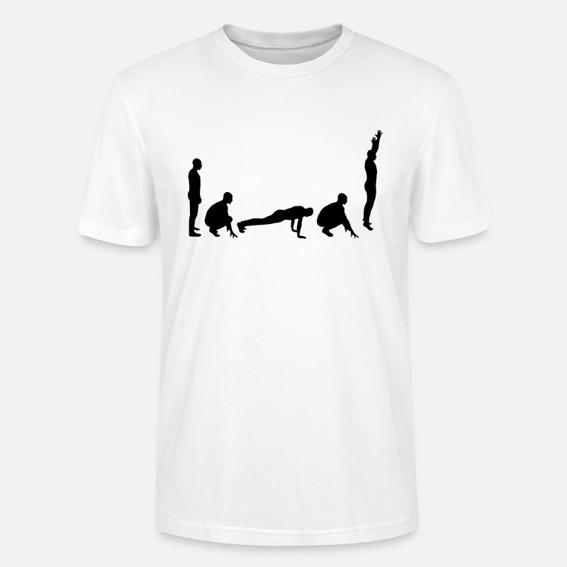 Evolution - Burpee - T-shirt bio CRAFTER Stanley Stella Unisexe - blanc