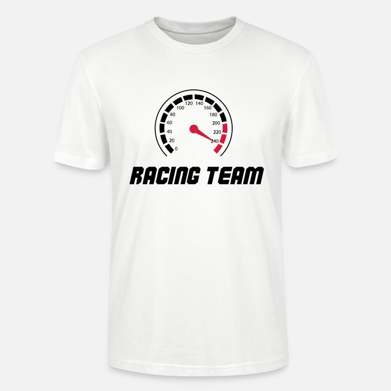 tacho racing team - Stanley/Stella Unisex Bio-T-Shirt CRAFTER - Weiß