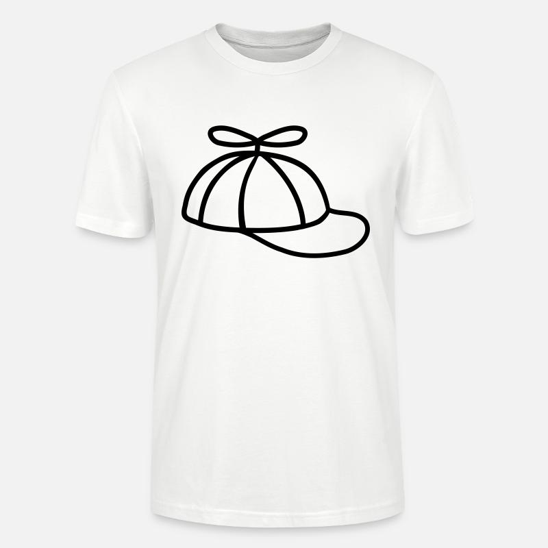Chapeau d’éolienne Cool Propeller Cap - T-shirt bio CRAFTER Stanley Stella Unisexe - blanc