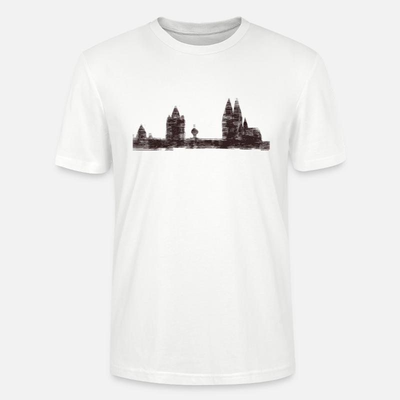 köln schatten - Stanley/Stella Unisex Bio-T-Shirt CRAFTER - Weiß