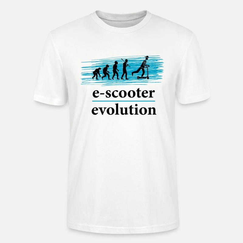 E-Scooter E-Roller Scooter - Stanley/Stella Unisex Bio-T-Shirt CRAFTER - Weiß