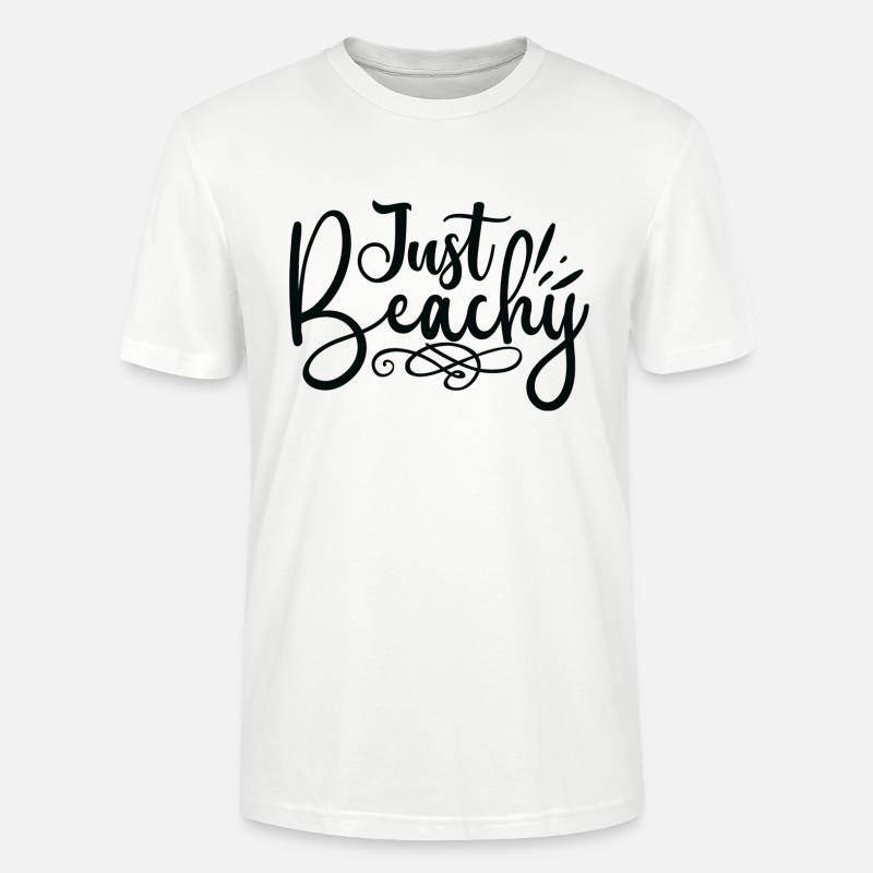Just Beachy - Stanley/Stella Unisex Bio-T-Shirt CRAFTER - Weiß