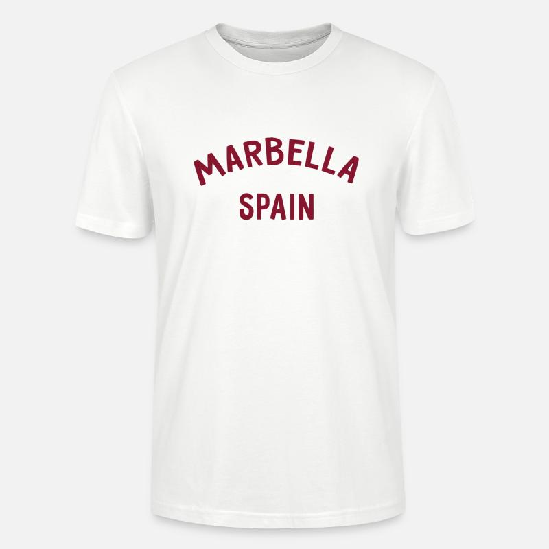 Marbella Espagne Espagne España - T-shirt bio CRAFTER Stanley Stella Unisexe - blanc