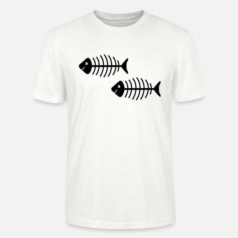 Fischgrete 2 - T-shirt bio CRAFTER Stanley Stella Unisexe - blanc