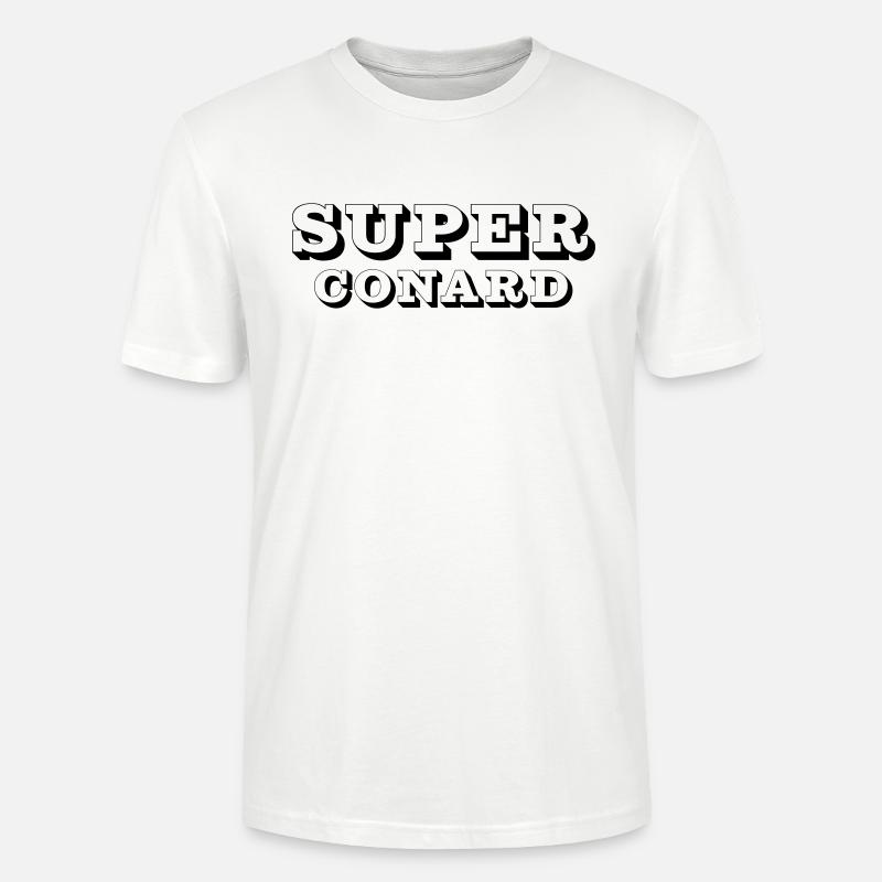 SUPER CONARD - Maglietta unisex ecologica CRAFTER di Stanley/Stella - bianco