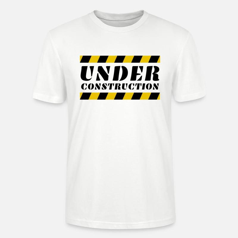 Under Construction - Stanley/Stella Unisex Bio-T-Shirt CRAFTER - Weiß