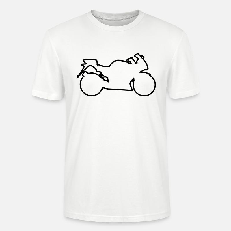 motorrad - Stanley/Stella Unisex Bio-T-Shirt CRAFTER - Weiß