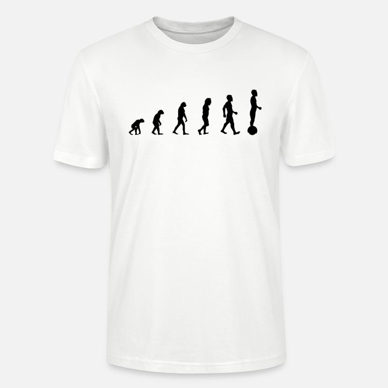 Gyroroue évolution - T-shirt bio CRAFTER Stanley Stella Unisexe - blanc