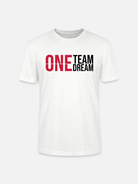 One Team Dream - Stanley/Stella CRAFTER Unisex Organic T-Shirt - white