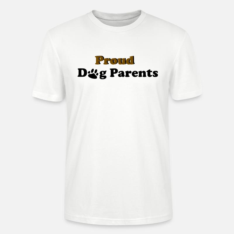 Fiers parents de chiens - T-shirt bio CRAFTER Stanley Stella Unisexe - blanc