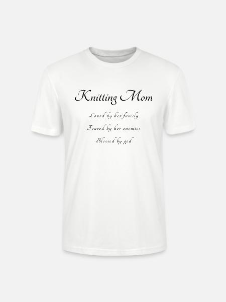 Stricken Spruch Mama - Stanley/Stella Unisex Bio-T-Shirt CRAFTER - Weiß