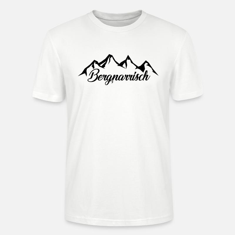 Bergnarrisch - (2) - Stanley/Stella Unisex Bio-T-Shirt CRAFTER - Weiß