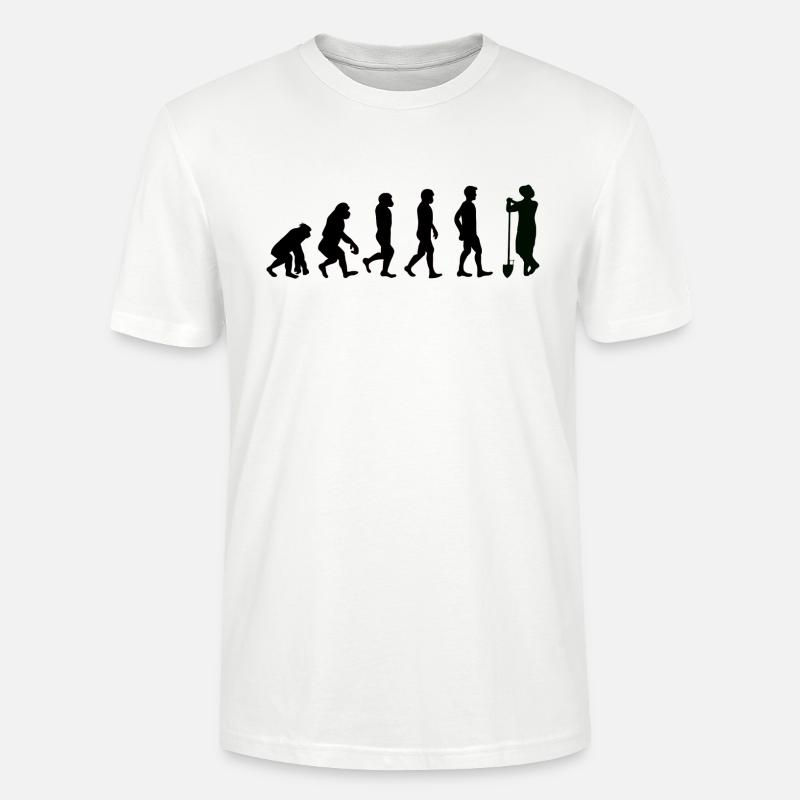 Evolution Landwirt - Stanley/Stella Unisex Bio-T-Shirt CRAFTER - Weiß