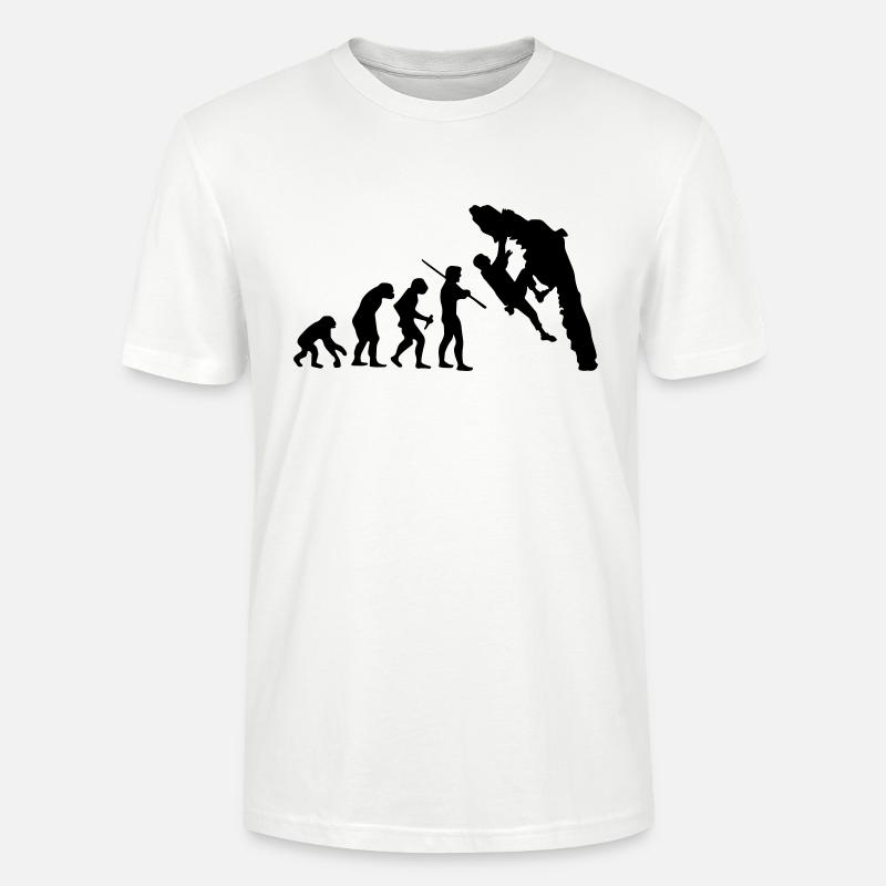 Boulder Evolution - Stanley/Stella Unisex Bio-T-Shirt CRAFTER - Weiß