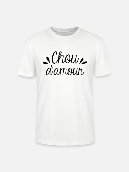 Chou d'amour - T-shirt bio CRAFTER Stanley Stella Unisexe - blanc