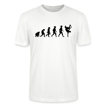 Evolution Breakdance Breaking Breakdancing Hip-Hop - Stanley/Stella Unisex Bio-T-Shirt CRAFTER - Weiß - Vorne - Alina (178cm) & Michal (187cm)