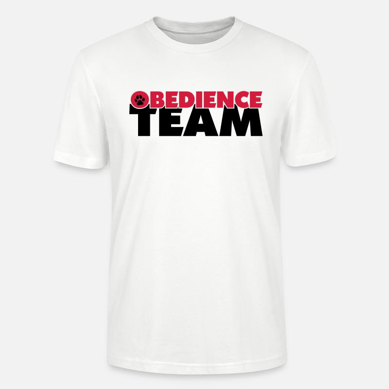 obedienceteam4 - Stanley/Stella Unisex Bio-T-Shirt CRAFTER - Weiß