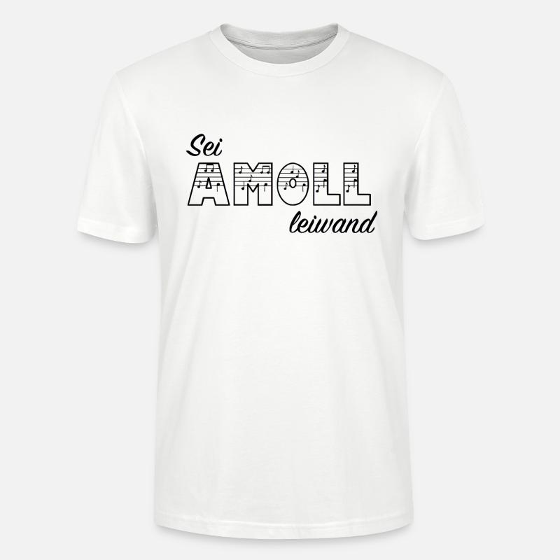 Sei AMOLL leiwand - Stanley/Stella Unisex Bio-T-Shirt CRAFTER - Weiß