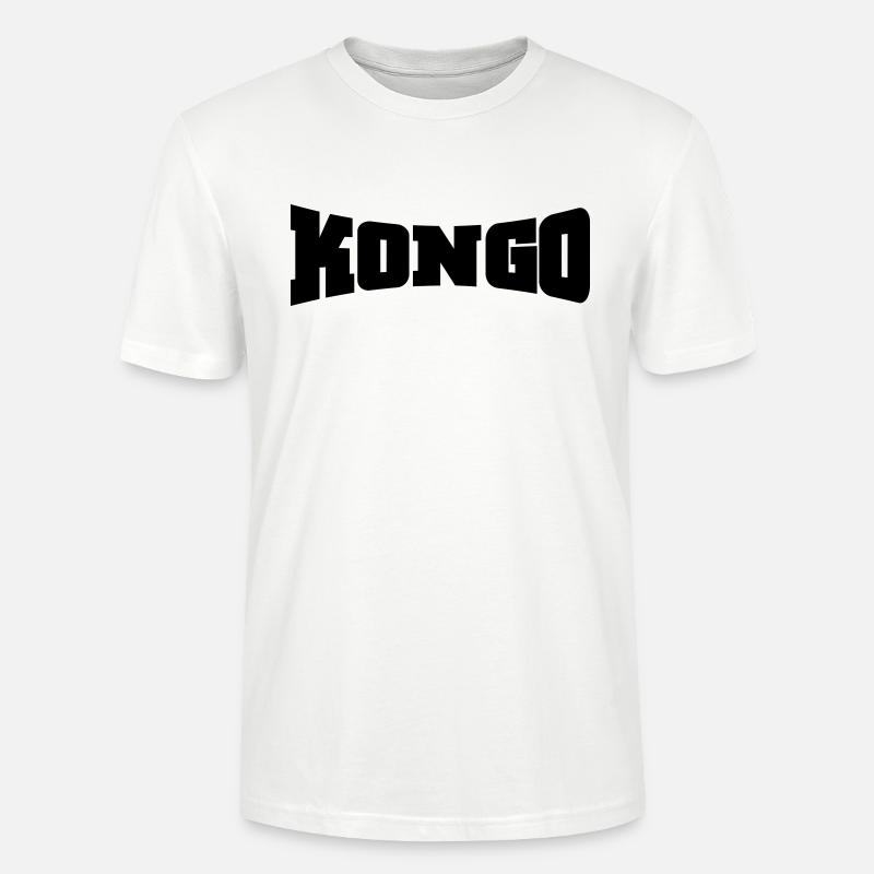 Kongo Schriftzug - Stanley/Stella Unisex Bio-T-Shirt CRAFTER - Weiß
