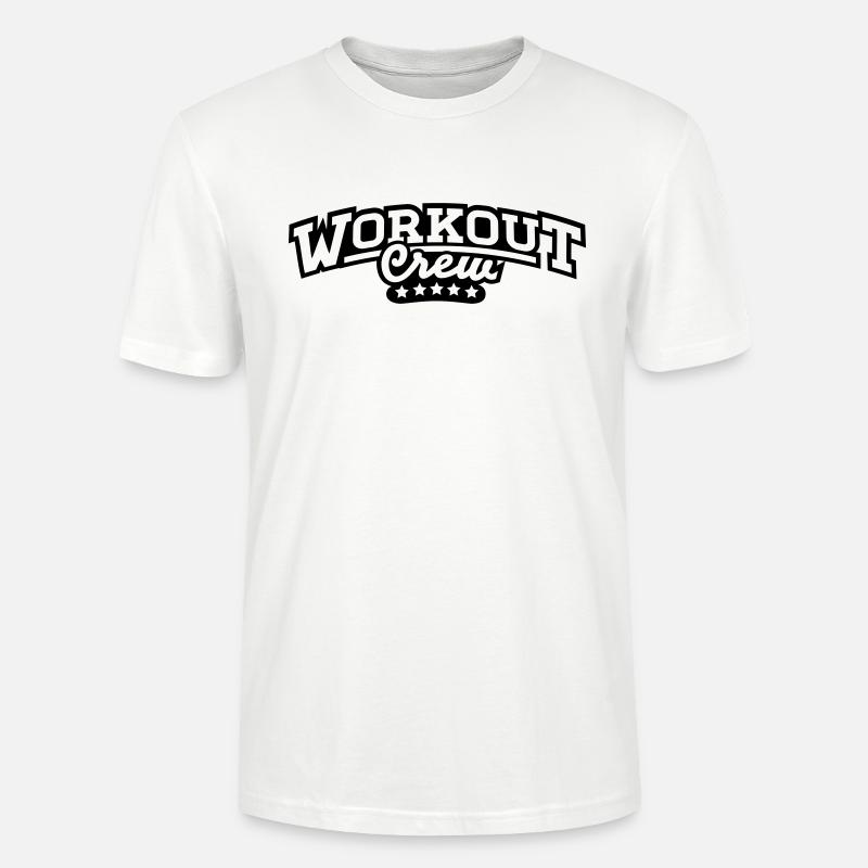workout_crew_1_f1 - Stanley/Stella Unisex Bio-T-Shirt CRAFTER - Weiß