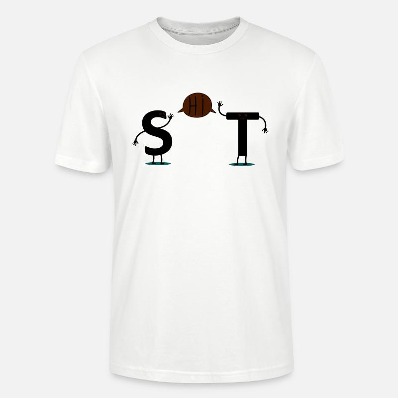 shit - Stanley/Stella Unisex Bio-T-Shirt CRAFTER - Weiß