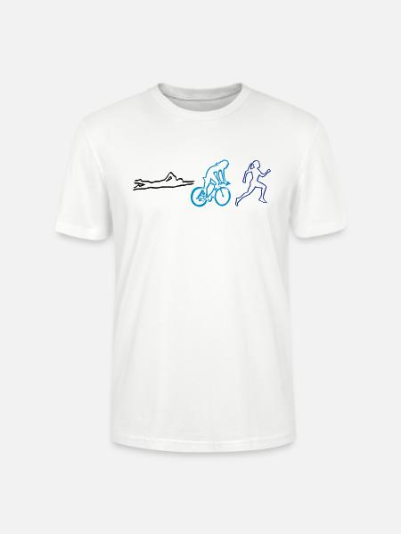 Triathlon, Triathletin - Stanley/Stella Unisex Bio-T-Shirt CRAFTER - Weiß
