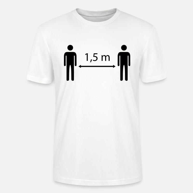 Abstand - Stanley/Stella Unisex Bio-T-Shirt CRAFTER - Weiß