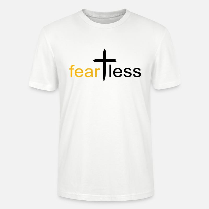 fearless gold by csDesign - Stanley/Stella Unisex Bio-T-Shirt CRAFTER - Weiß