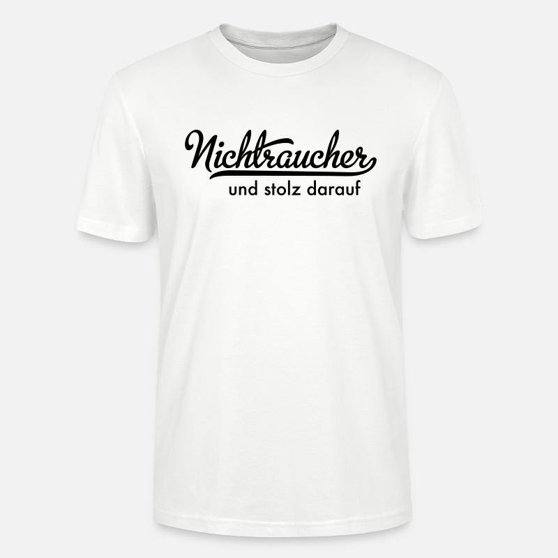 Nichtraucher - Stanley/Stella Unisex Bio-T-Shirt CRAFTER - Weiß