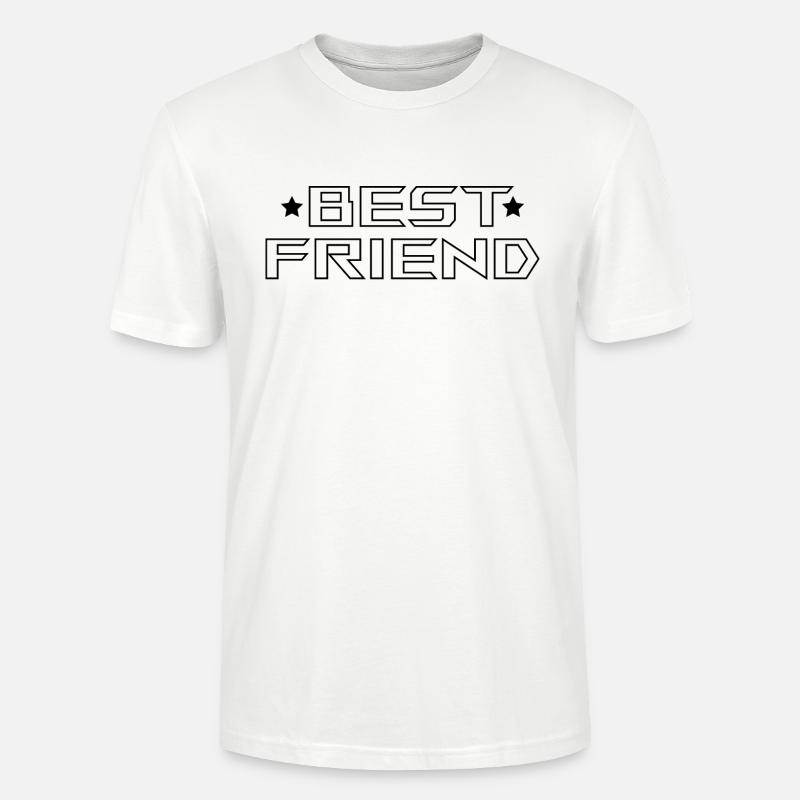 Meilleur ami Tshirt blanc - T-shirt bio CRAFTER Stanley Stella Unisexe - blanc