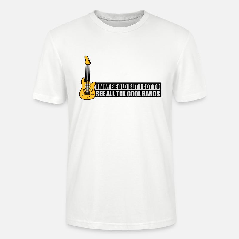 I may be old - Stanley/Stella Unisex Bio-T-Shirt CRAFTER - Weiß