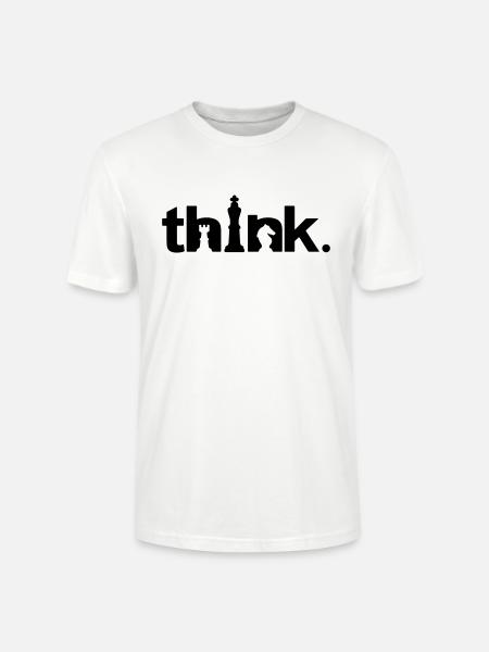 THINK - Stanley/Stella CRAFTER Unisex Organic T-Shirt - white