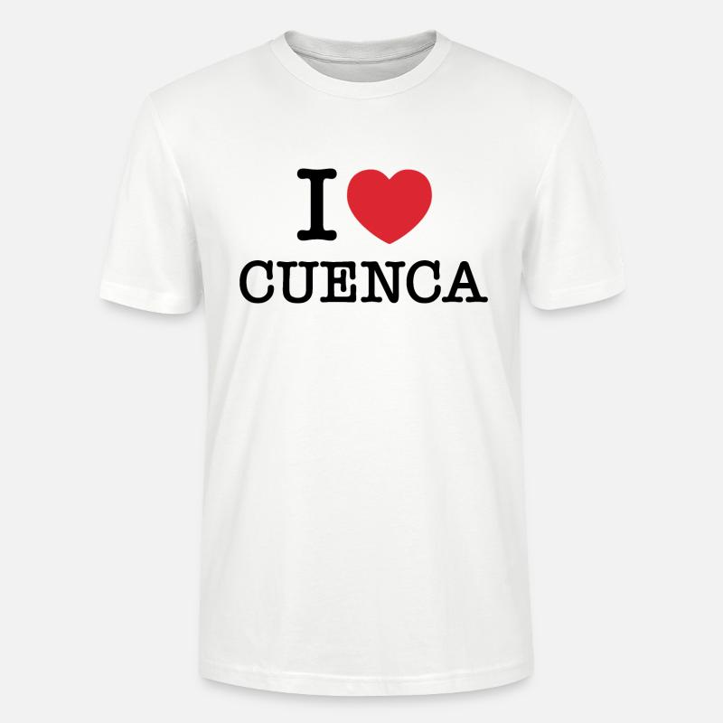 Ich liebe Cuenca | Cuenca | I Herz Cuenca | Spanien - Stanley/Stella Unisex Bio-T-Shirt CRAFTER - Weiß
