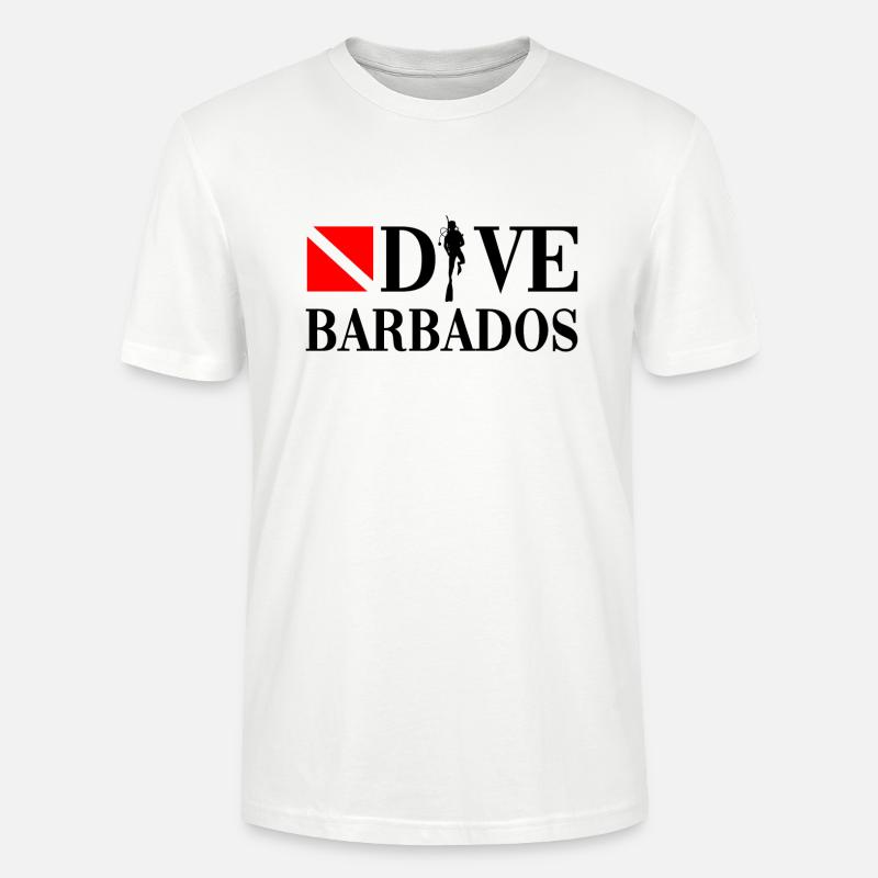 Plongée - Barbade - Plongeurs - Plongée - Antilles - T-shirt bio CRAFTER Stanley Stella Unisexe - blanc