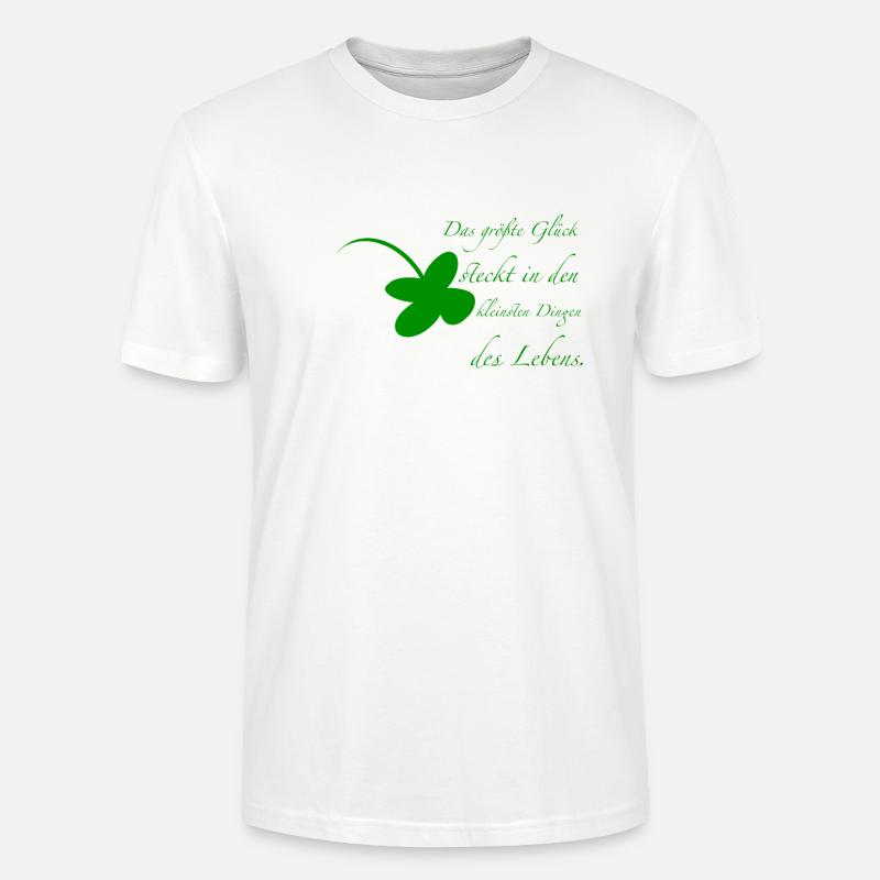 Glück - Stanley/Stella Unisex Bio-T-Shirt CRAFTER - Weiß