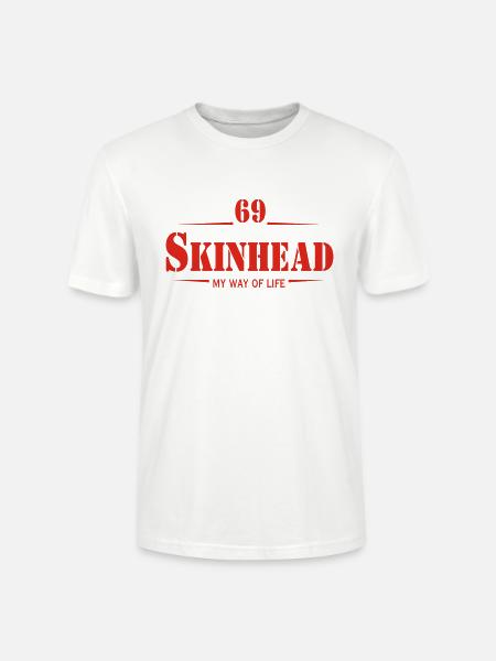 Working Class Skinhead Oi! Antiracist Bootboys My - Ekologiczna koszulka typu unisex Stanley/Stella CRAFTER - biały