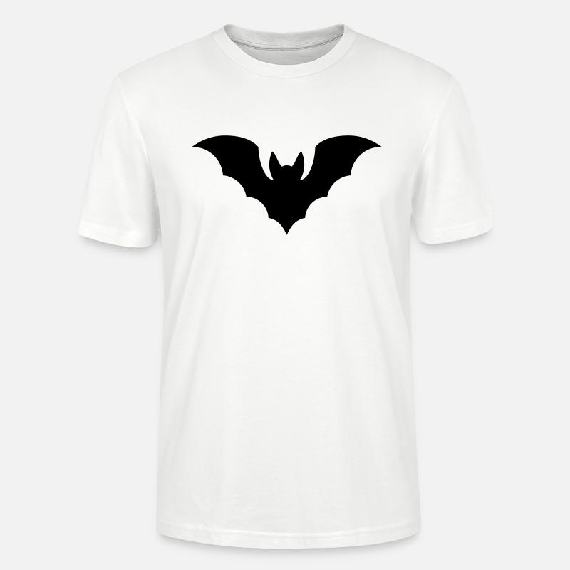 Fledermaus - Stanley/Stella Unisex Bio-T-Shirt CRAFTER - Weiß