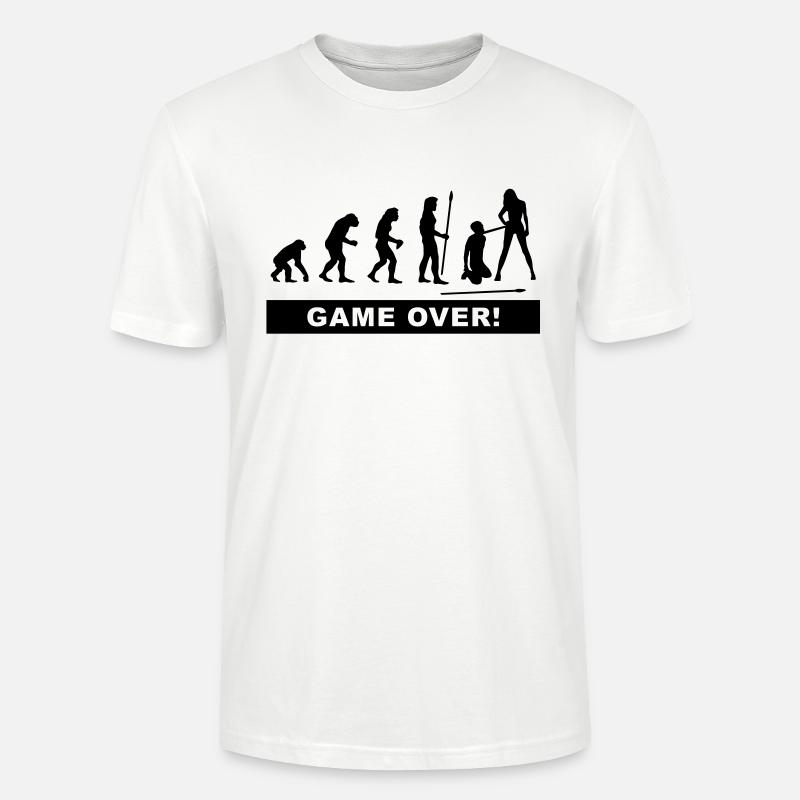 evolution_wedding2 - T-shirt bio CRAFTER Stanley Stella Unisexe - blanc