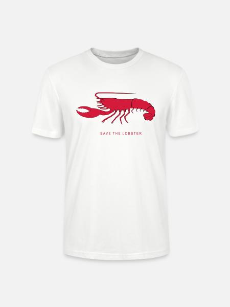 lobster - Stanley/Stella Unisex Bio-T-Shirt CRAFTER - Weiß