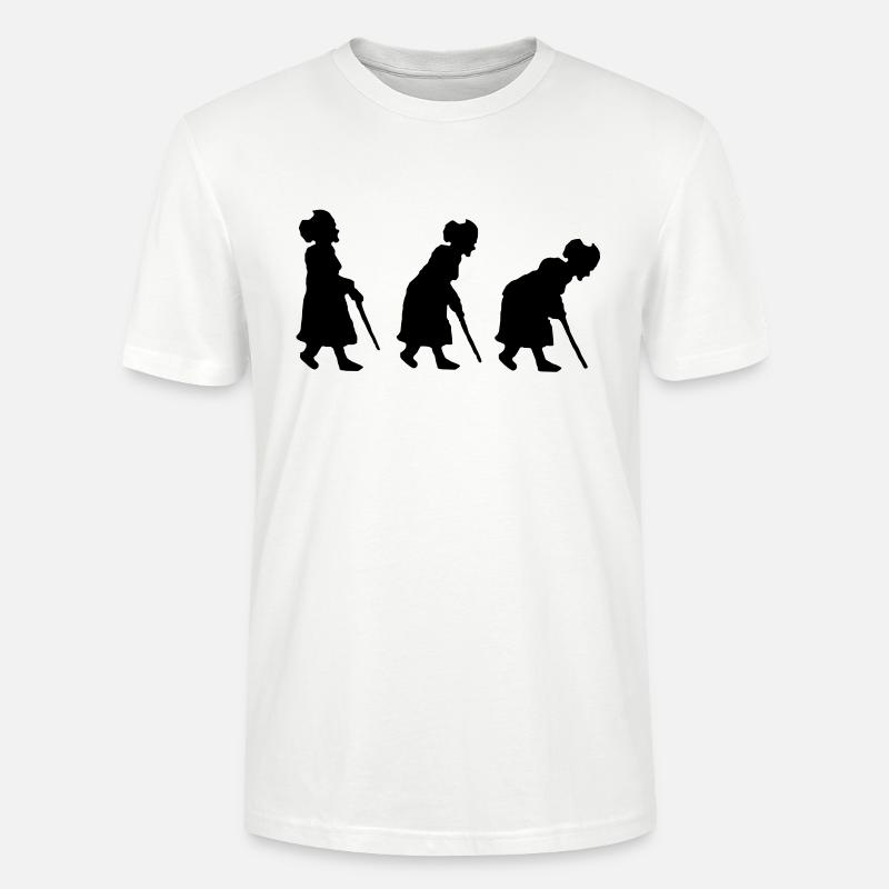 oma re-evolution - Stanley/Stella Unisex Bio-T-Shirt CRAFTER - Weiß